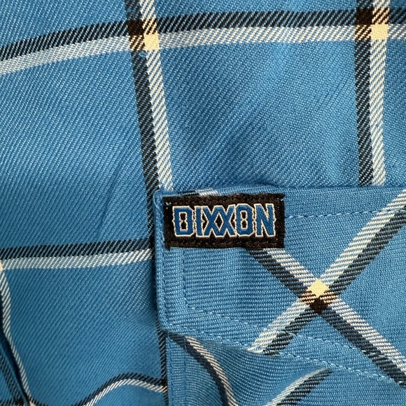 shirt DIXXON Women’s NWT Brentwood Blue Plaid Cropped Flannel size 2XL - Picture 4 of 5